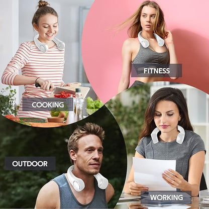 Portable Rechargeable Neck Fan..